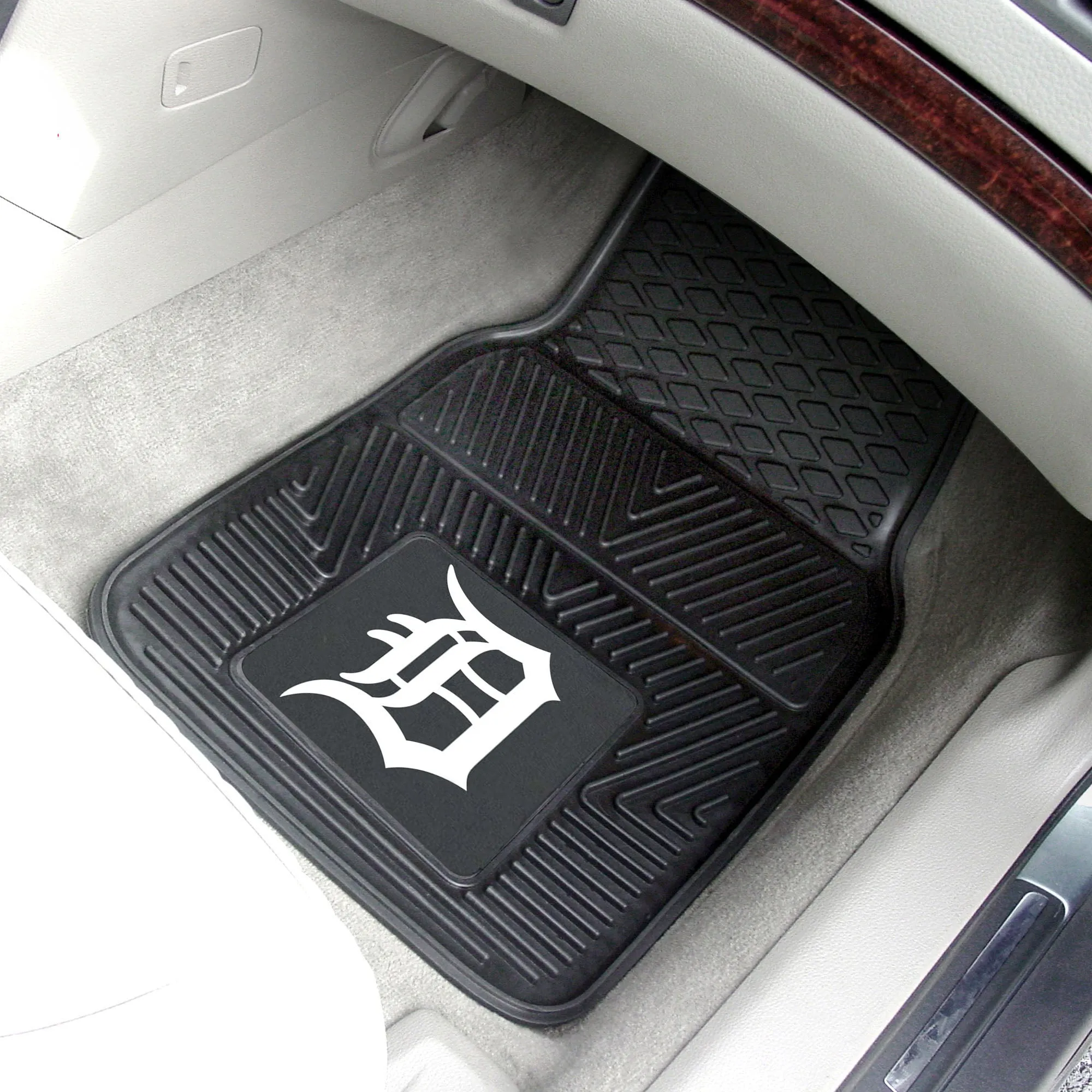 Fanmats Detroit Tigers Heavy Duty Car Mat Set - 2 Pieces