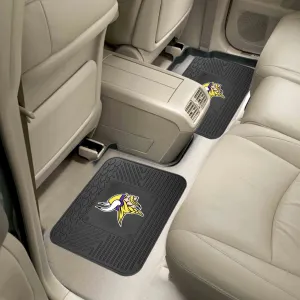 Fanmats Minnesota Vikings Back Seat Car Utility Mats - 2 Piece Set