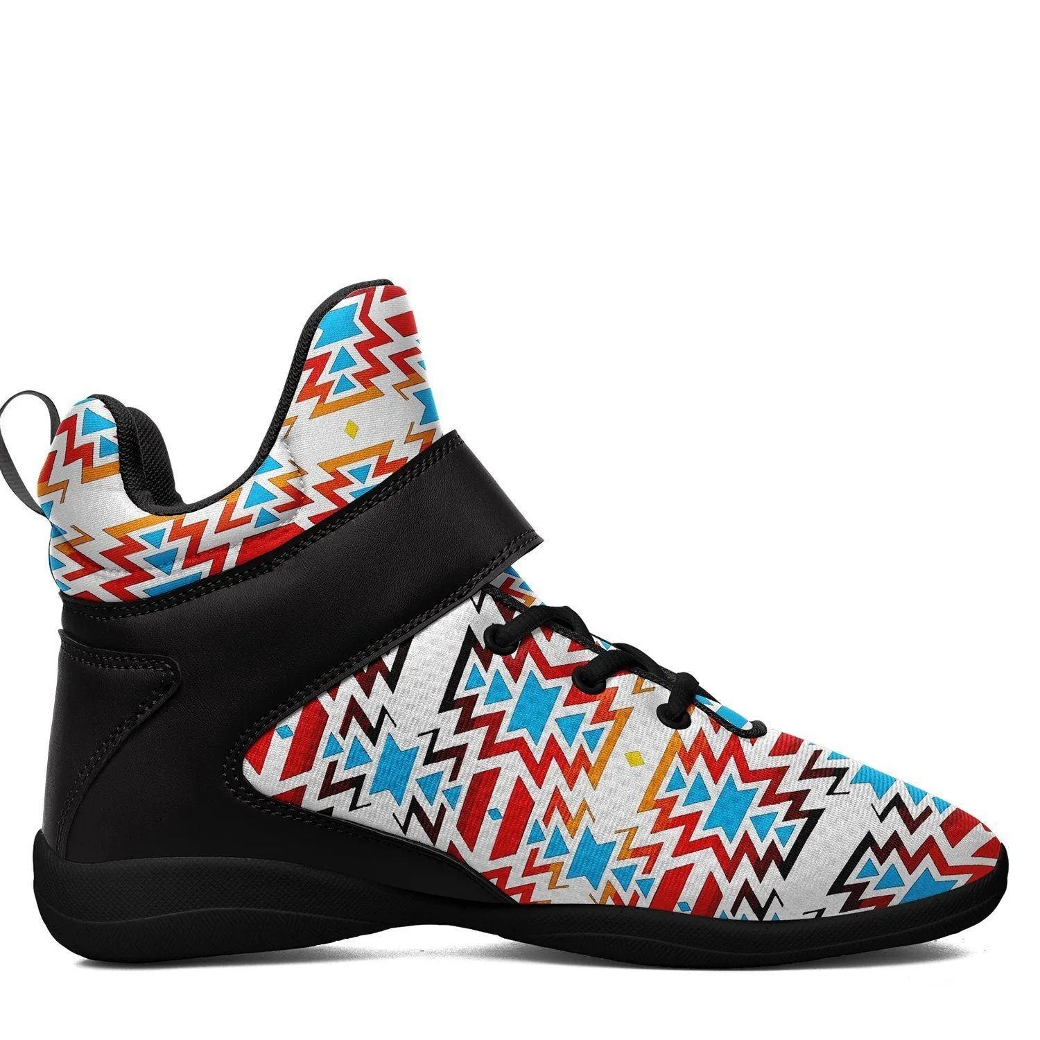 Fire Colors and Sky Kid's Ipottaa Basketball / Sport High Top Shoes