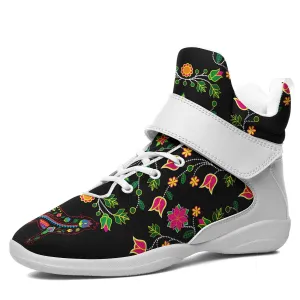 Floral Wolf Kid's Ipottaa Basketball / Sport High Top Shoes