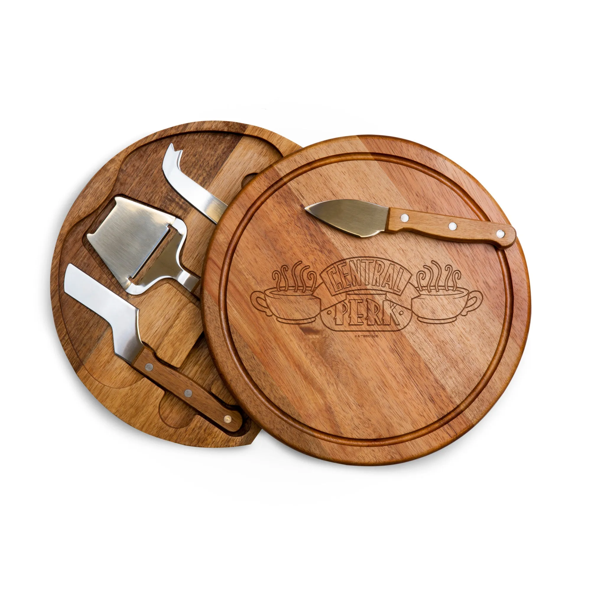 Friends Central Perk - Acacia Circo Cheese Cutting Board & Tools Set