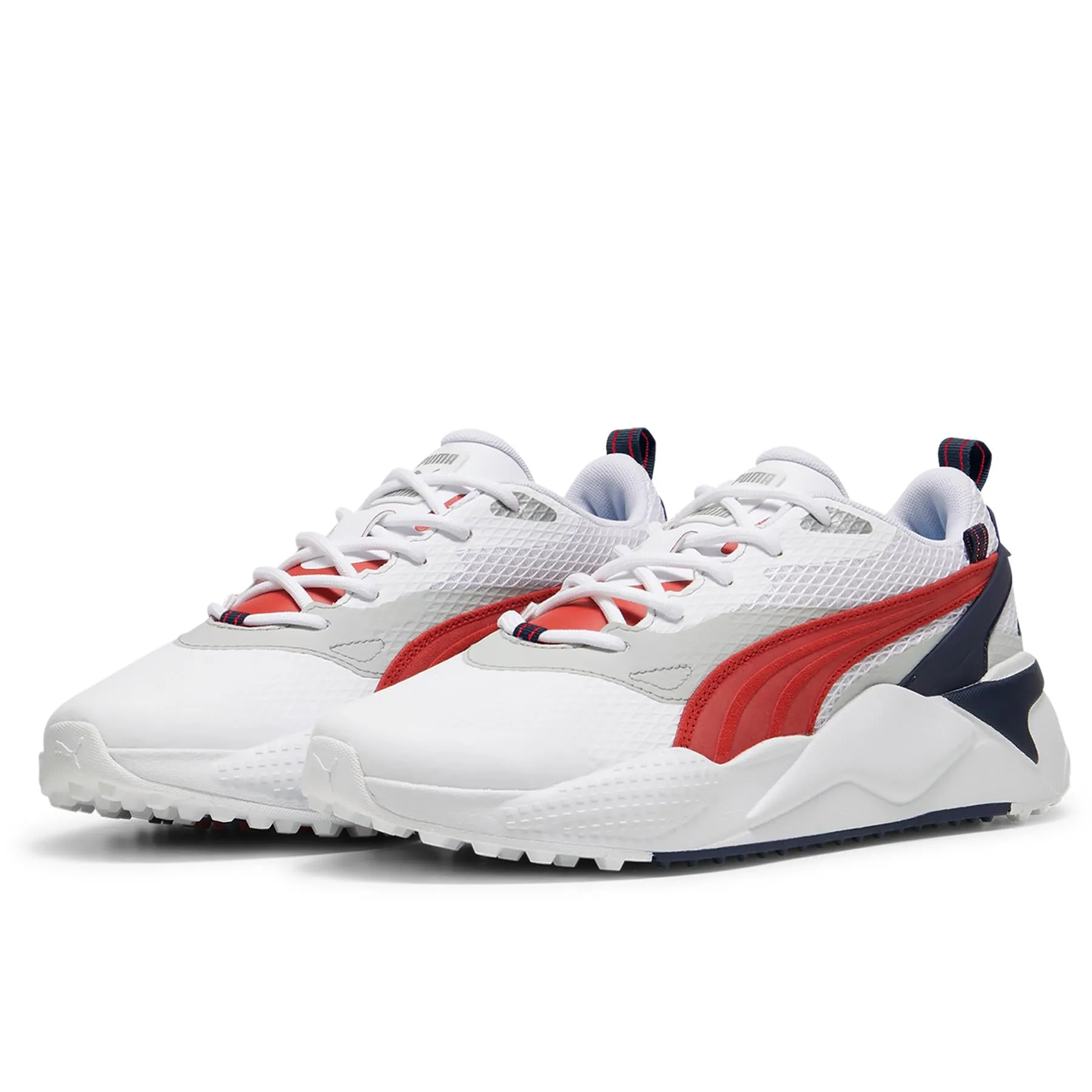 GS-X Efekt Golf Shoes Puma White/Strong Red/Deep Navy - AW24