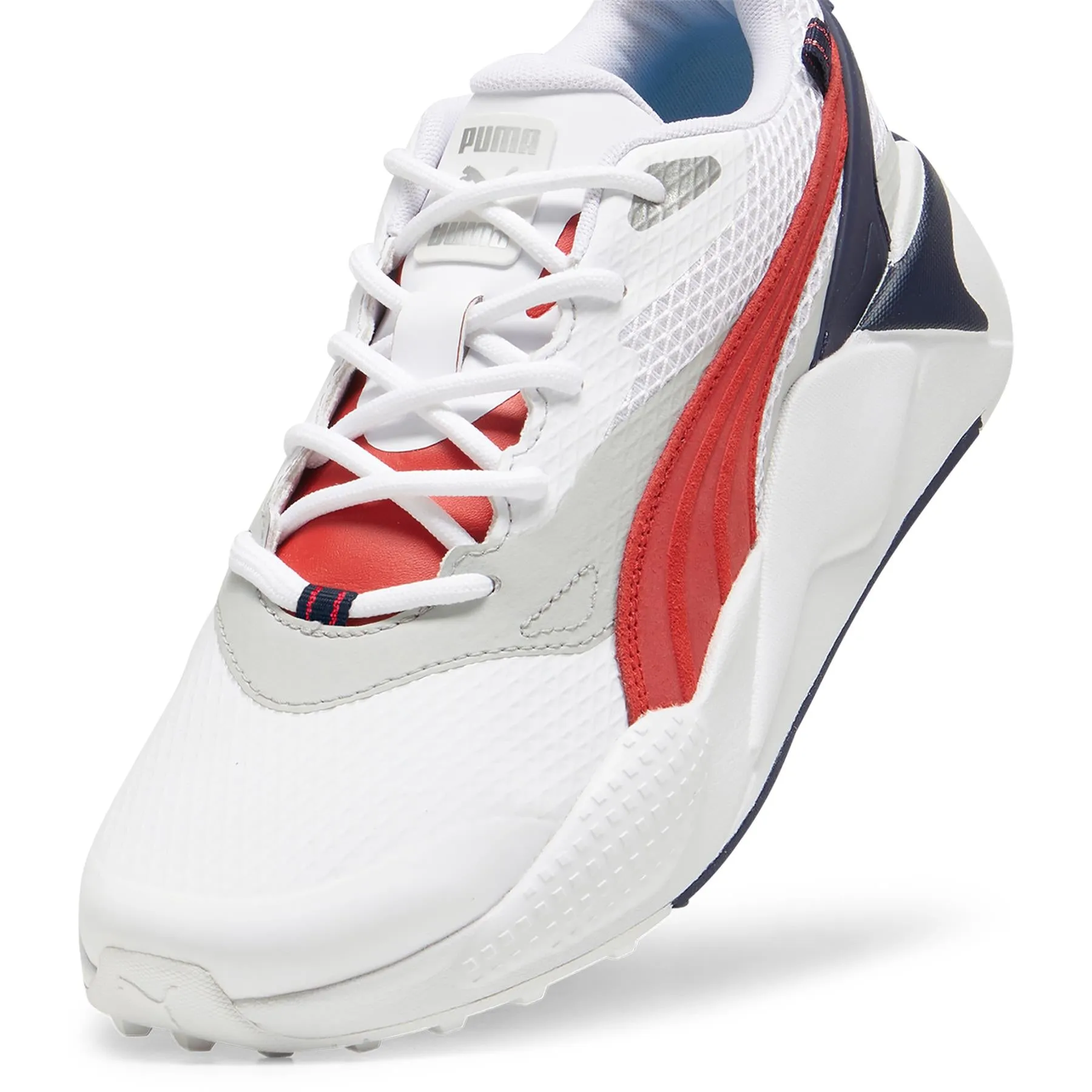 GS-X Efekt Golf Shoes Puma White/Strong Red/Deep Navy - AW24