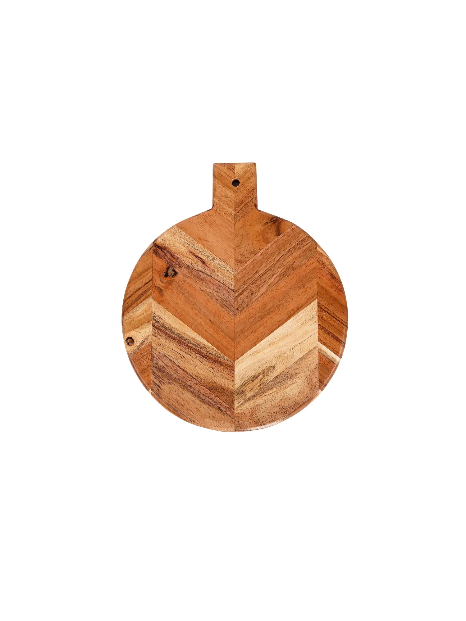 Handmade Acacia Wood Chopping Board Round