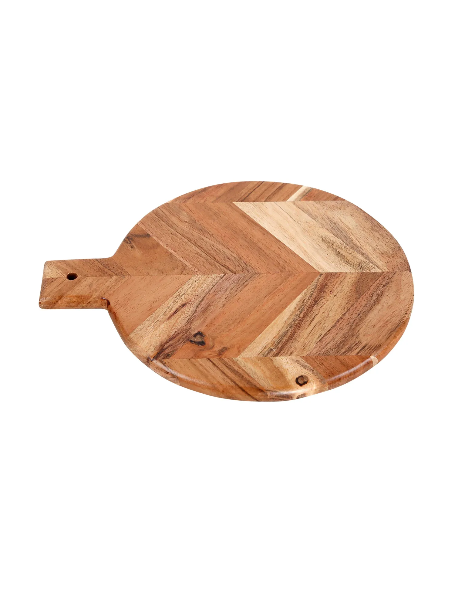 Handmade Acacia Wood Chopping Board Round