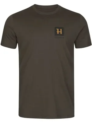 HARKILA Gorm Short Sleeve T-shirt - Mens - Shadow Brown