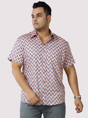 Houston Blue Wave Cotton Shirt Men's Plus Size