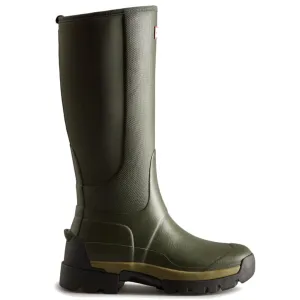 Hunter Men's Field Balmoral  Hybrid Tall Boot Dark Olive