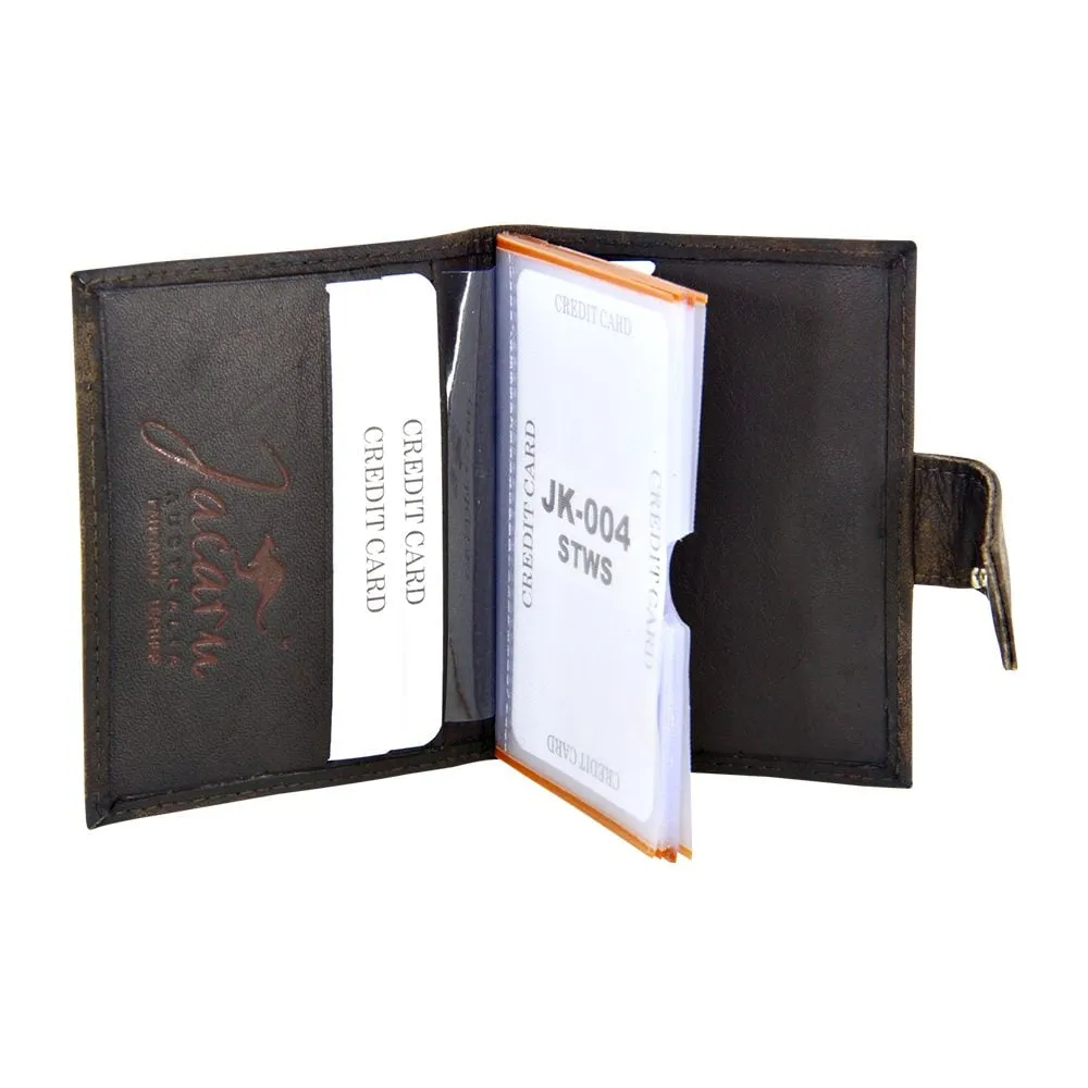 Jacaru Kangaroo Card Holder - Brown