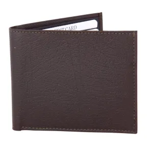 Jacaru Kangaroo Leather Coin Wallet - Brown