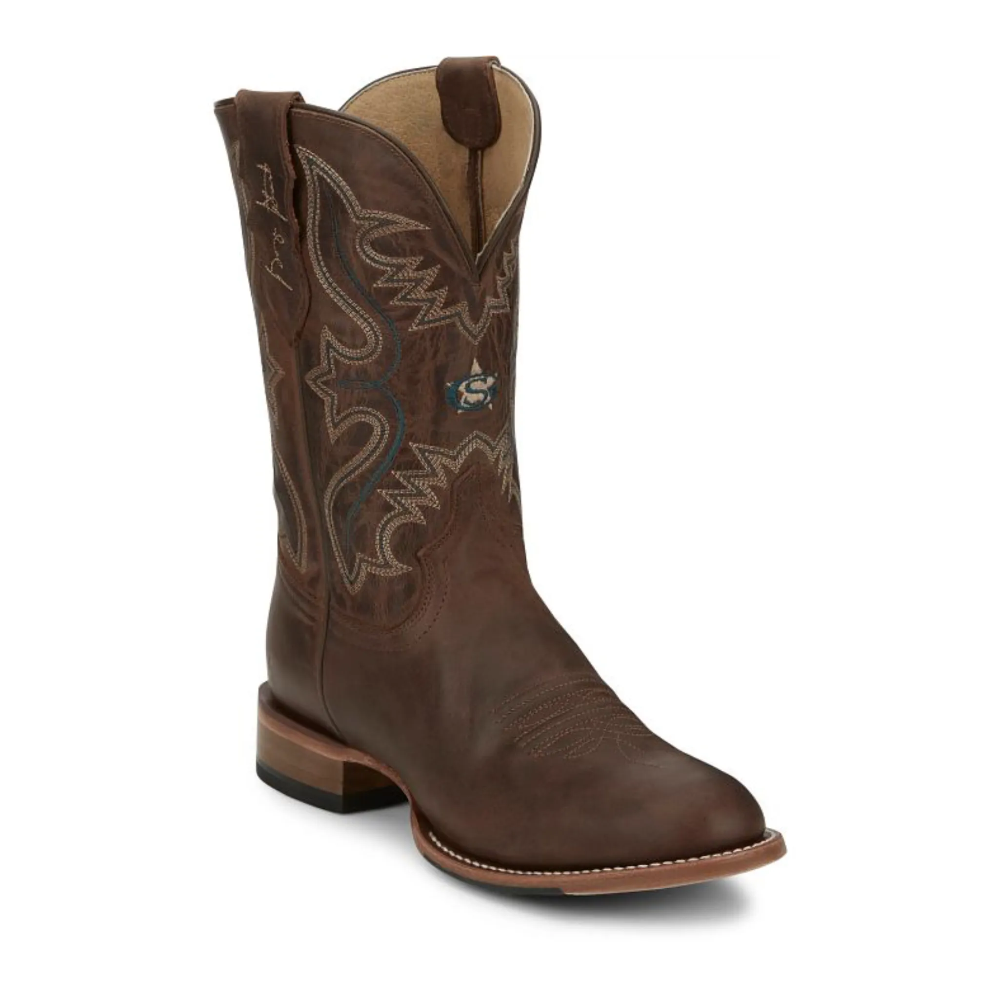 JUSTIN MEN'S WELLS 11" WESTERN BOOT - GR8017