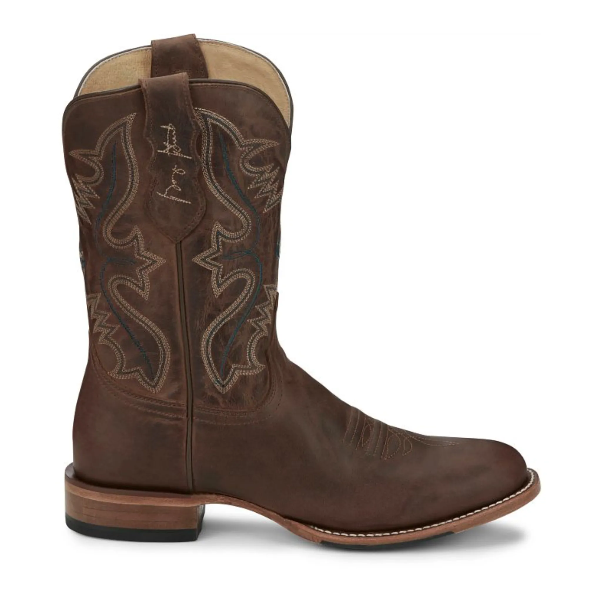 JUSTIN MEN'S WELLS 11" WESTERN BOOT - GR8017