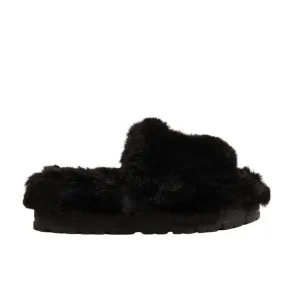 KARL LAGERFELD - Faux Fur Slippers