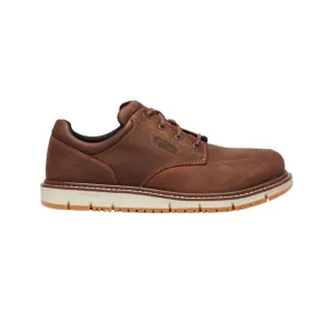 KEEN Utility Men's San Jose Oxford Aluminum Toe Work Shoes - Gingerbread/Off White