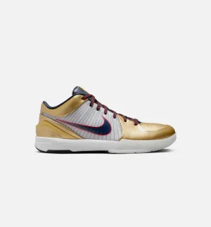 Kobe IV Protro Mens Lifestyle Shoe - White/Dark Obsidian/Varsity Red/Metallic Gold Limit One Per Customer