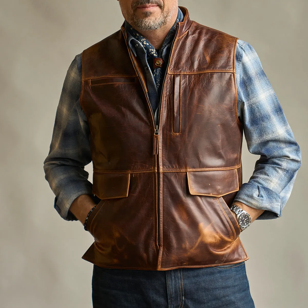 Kodiak Travel Vest No.209 | Russet