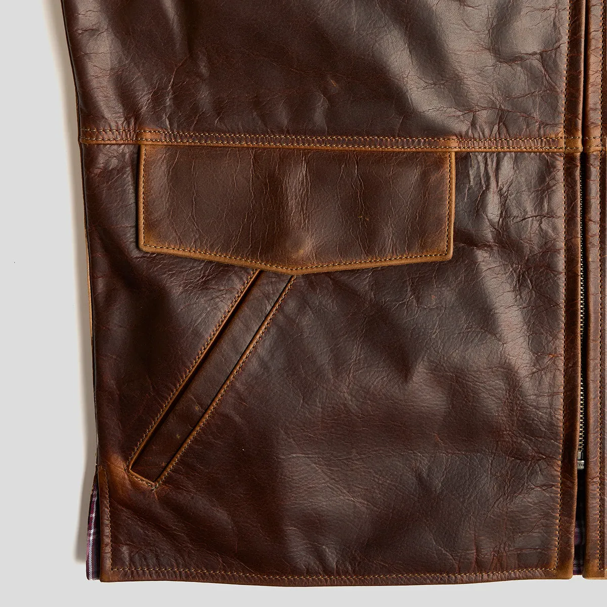 Kodiak Travel Vest No.209 | Russet