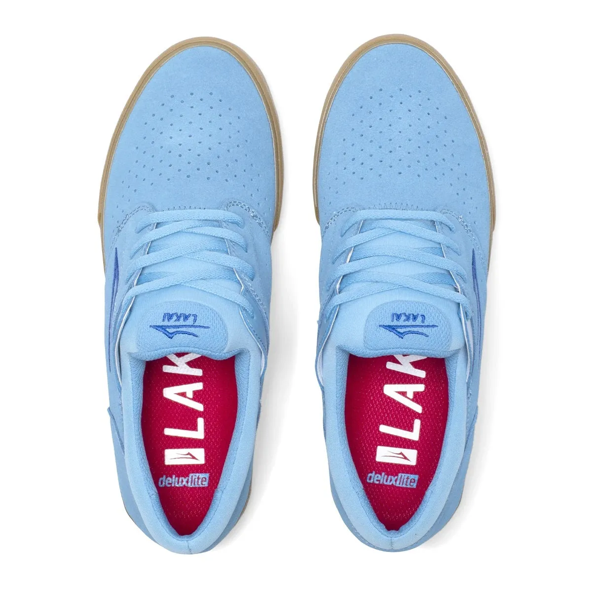 Lakai Shoes Fremont Vulc - Light Blue/Gum Suede