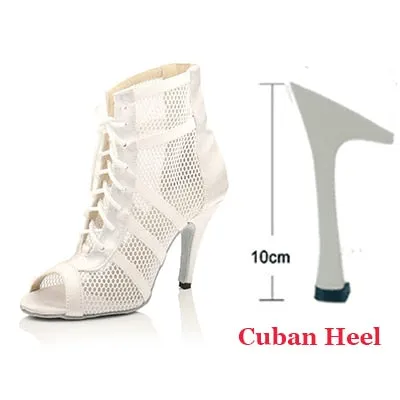 Latin Dance Boots Ladies Girls Salsa Tango Dance Shoes Indoor Sports Dance Shoes Professional Ballroom Dance Shoes