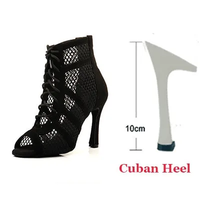 Latin Dance Boots Ladies Girls Salsa Tango Dance Shoes Indoor Sports Dance Shoes Professional Ballroom Dance Shoes