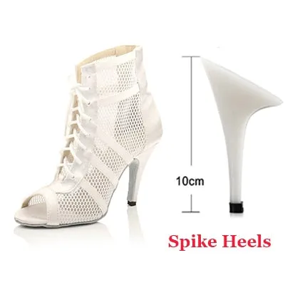 Latin Dance Boots Ladies Girls Salsa Tango Dance Shoes Indoor Sports Dance Shoes Professional Ballroom Dance Shoes