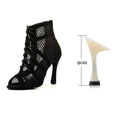 Latin Dance Boots Ladies Girls Salsa Tango Dance Shoes Indoor Sports Dance Shoes Professional Ballroom Dance Shoes