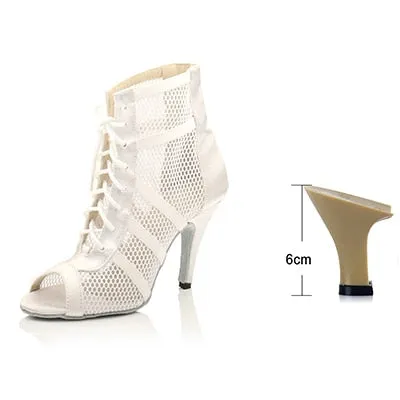 Latin Dance Boots Ladies Girls Salsa Tango Dance Shoes Indoor Sports Dance Shoes Professional Ballroom Dance Shoes