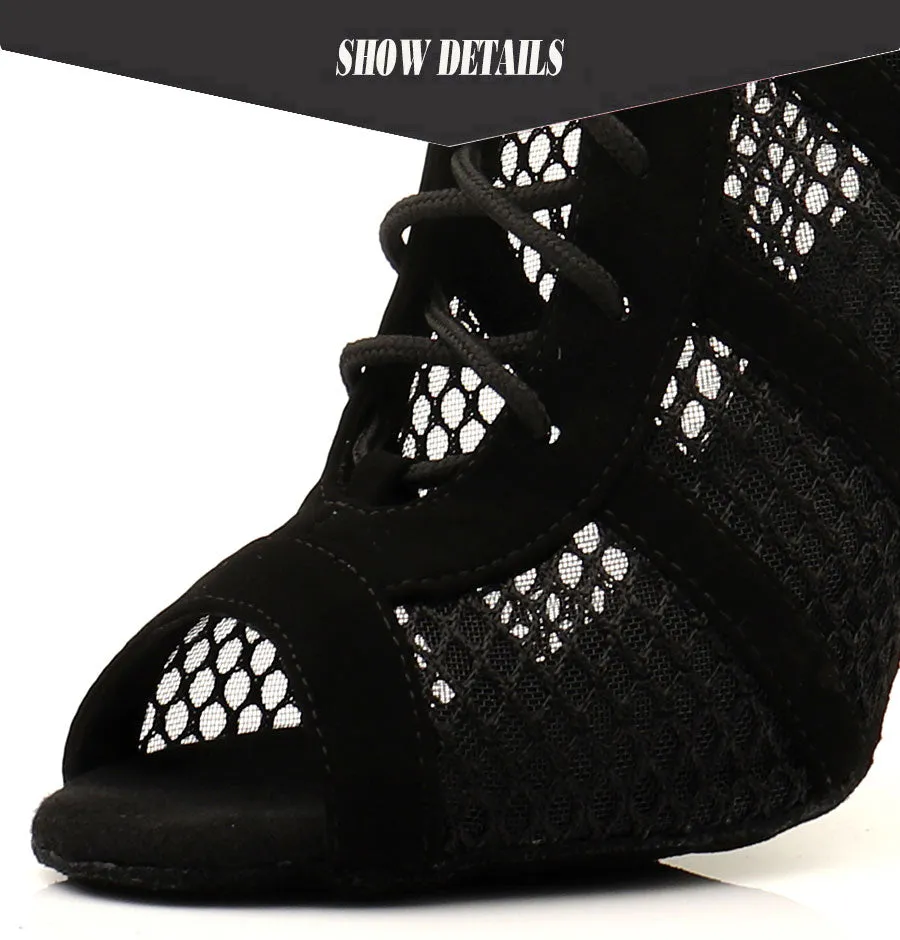 Latin Dance Boots Ladies Girls Salsa Tango Dance Shoes Indoor Sports Dance Shoes Professional Ballroom Dance Shoes