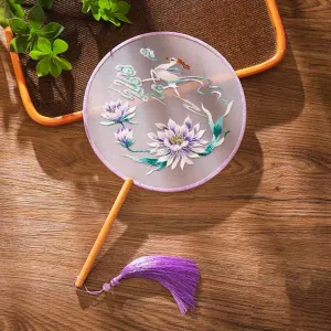 Leaping Deer Chinese Classical Hand Fan