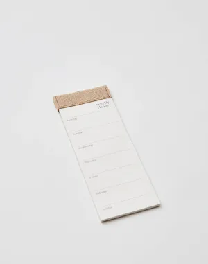 Libreta vertical weekly planner