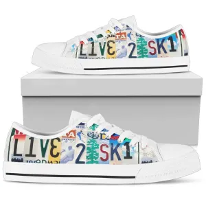 Live To Ski Low Top Shoes