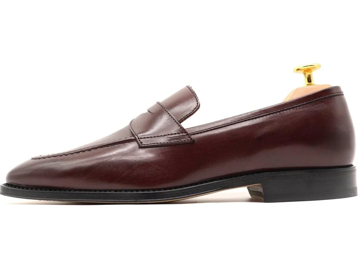 Lorens Men's Calf Leather Loafers - Burgundy