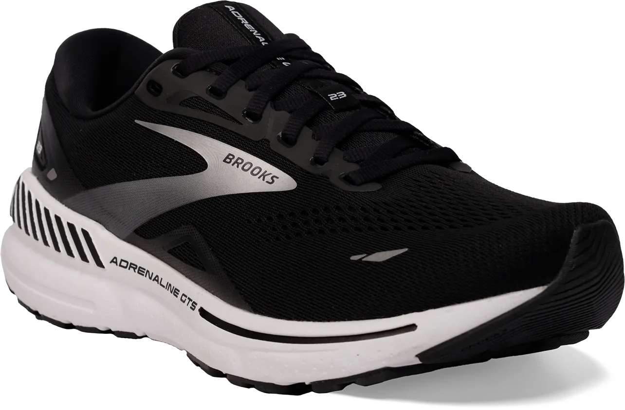 Men's Adrenaline GTS 23 WIDE (004 - Black/White/Silver)