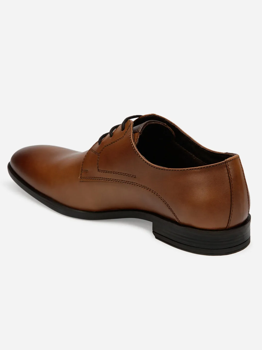 Men's Tan Regular Toe Lace Up Formal  (ID2113)