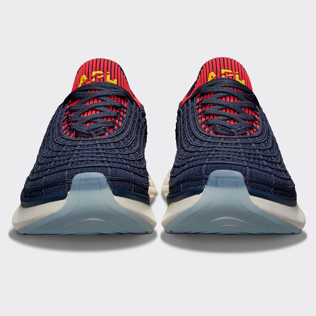 Men's TechLoom Zipline Navy / Red / Ribbed