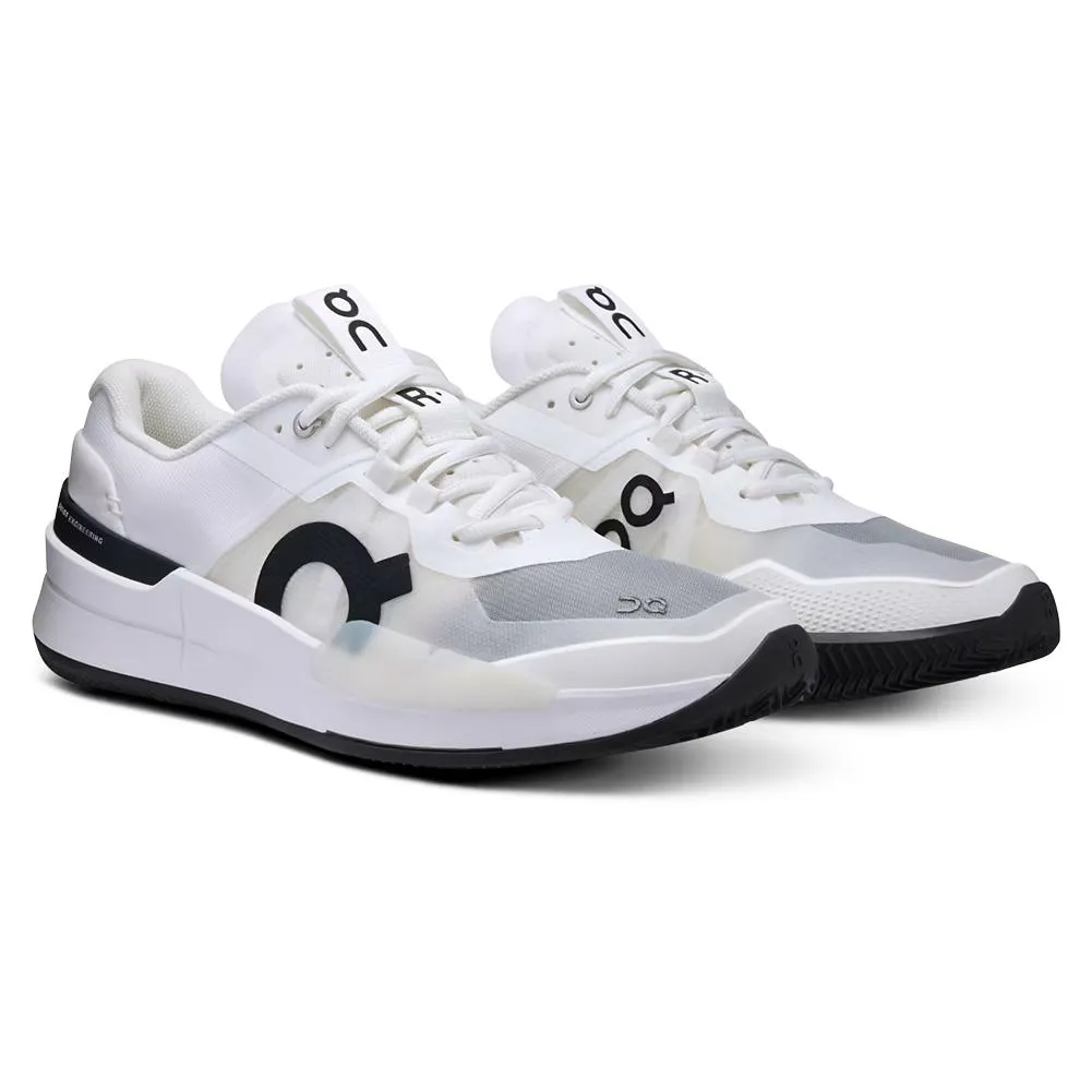 Men`s The Roger Pro 2 Clay Tennis Shoes White and Black