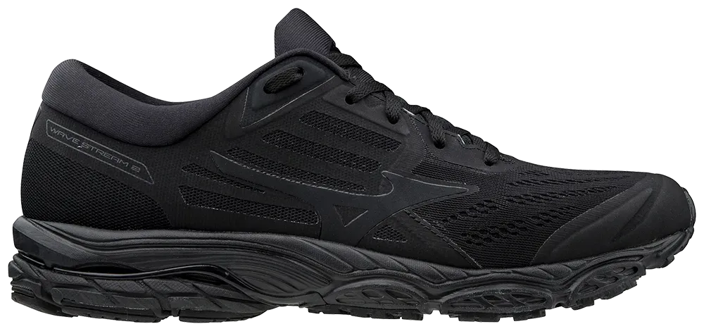 Mizuno Wave Stream 2 Mens Running Shoes Black