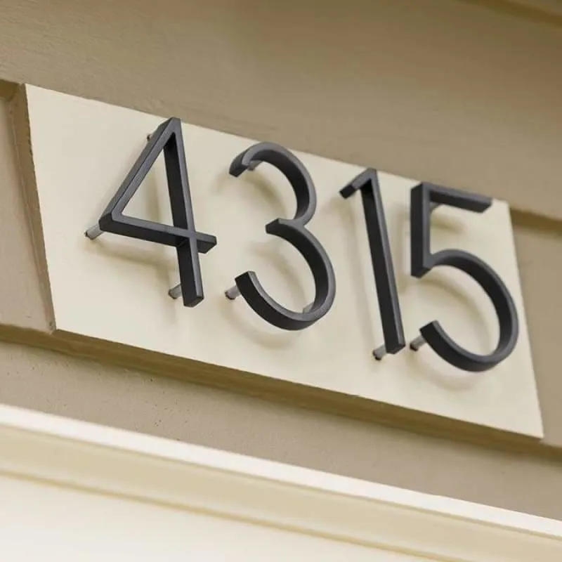 Modern House Number Just For You