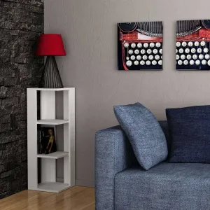 Naty Short Corner Bookcase