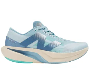 New Balance Fuel Cell Rebel v4 Ladies Running Shoe (Quarry Blue/Chrome Blue/Heron Blue)