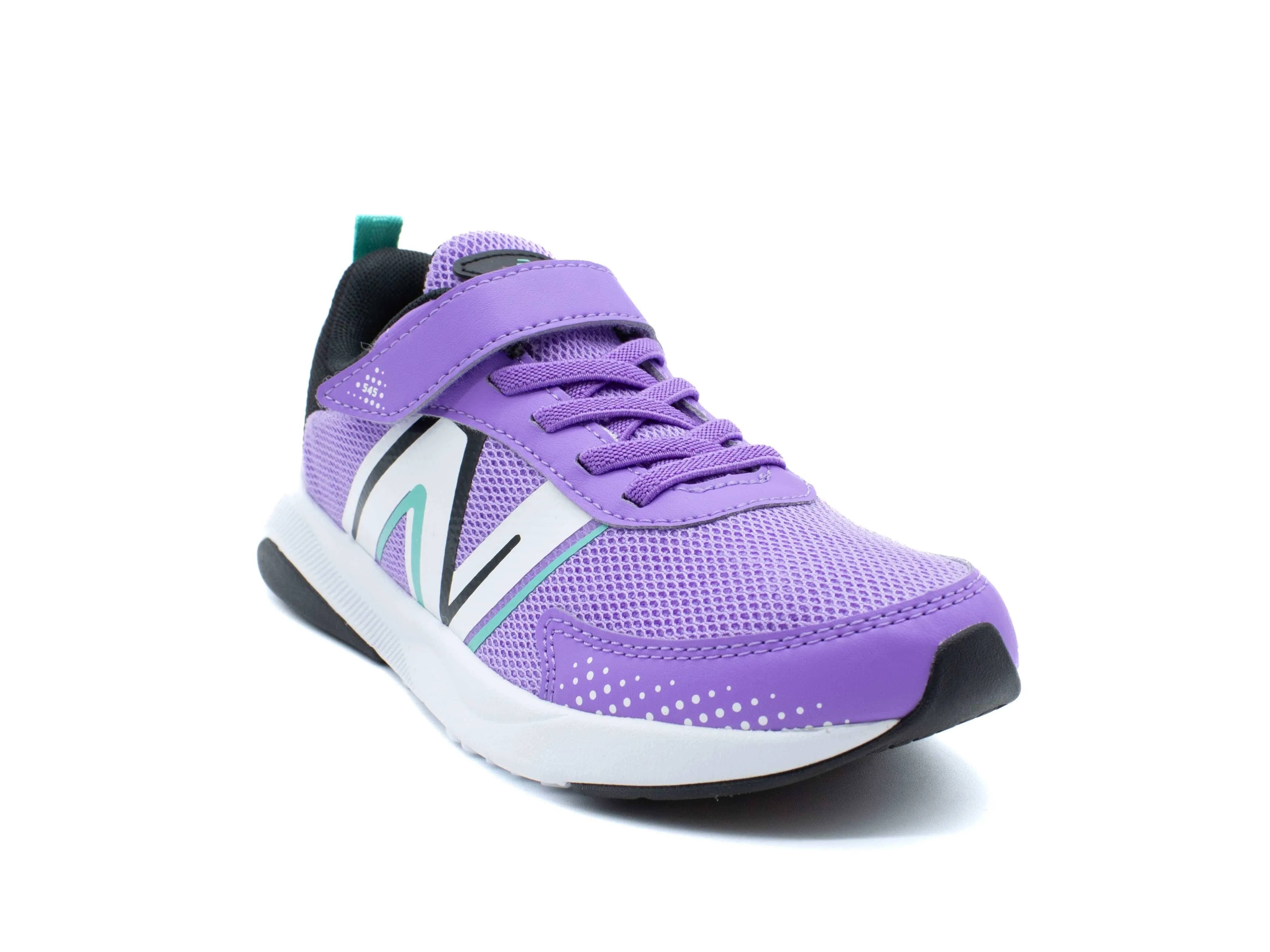 New Balance Kids 545 Running Shoes- Purple Black