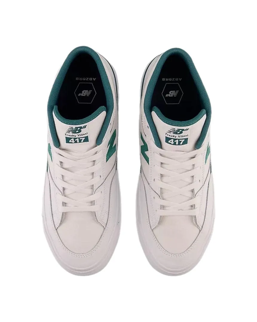 New Balance Numeric 417 Franky Villani - White / Vintage Teal