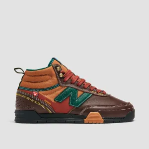 New Balance Numeric 440 V2 Trail High Top Shoes - Brown/Forest Green