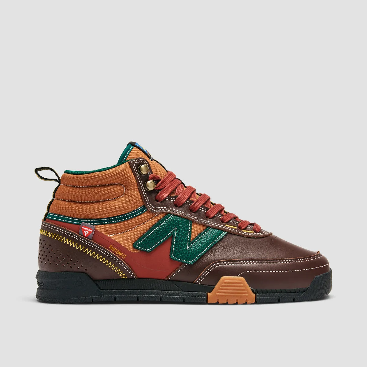 New Balance Numeric 440 V2 Trail High Top Shoes - Brown/Forest Green