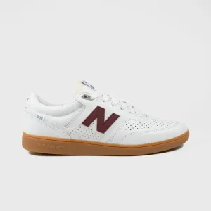 New Balance Numeric - 508 Brandon Westgate Shoes - White / Burgundy / Gum