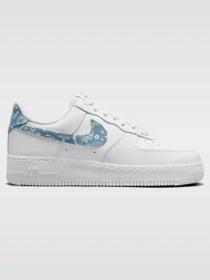 Nike Air Force 1 ’07 Essential Sneaker - White-Worn Blue-White-White