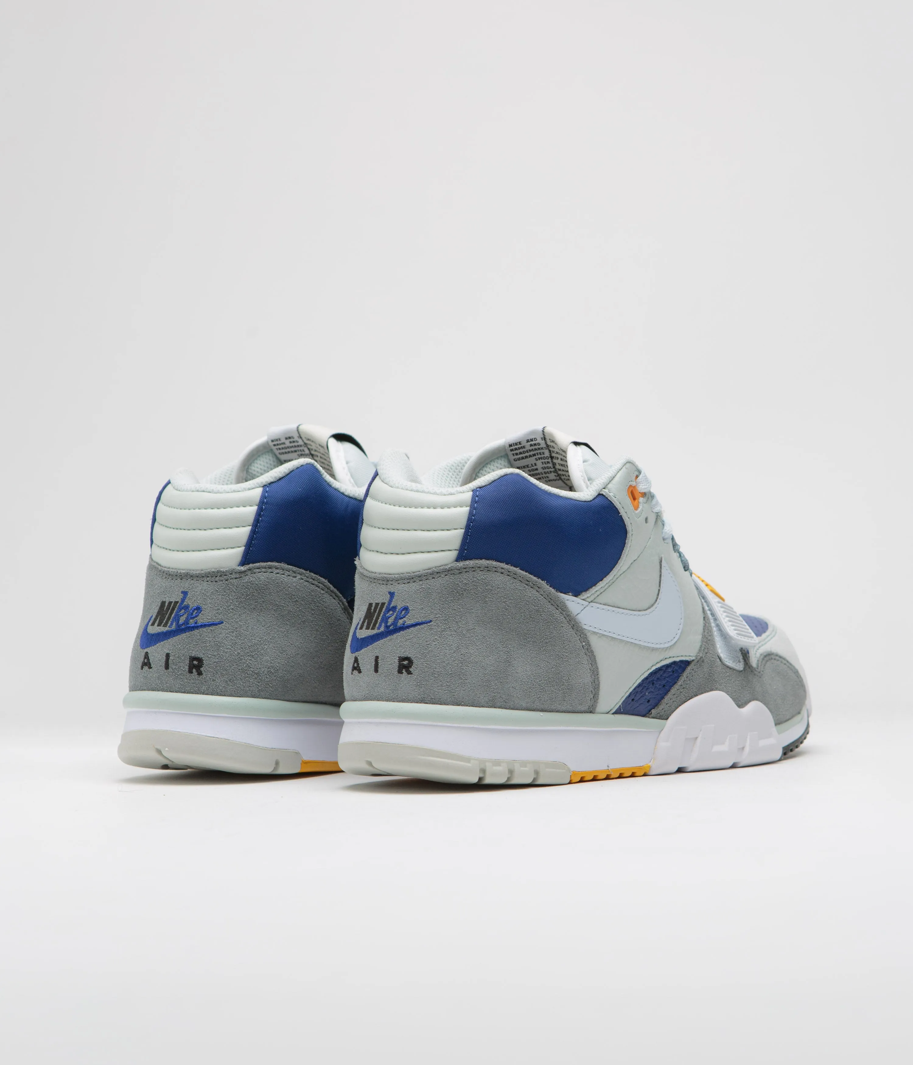 Nike Air Trainer 1 Shoes - Light Silver / Football Grey - Black