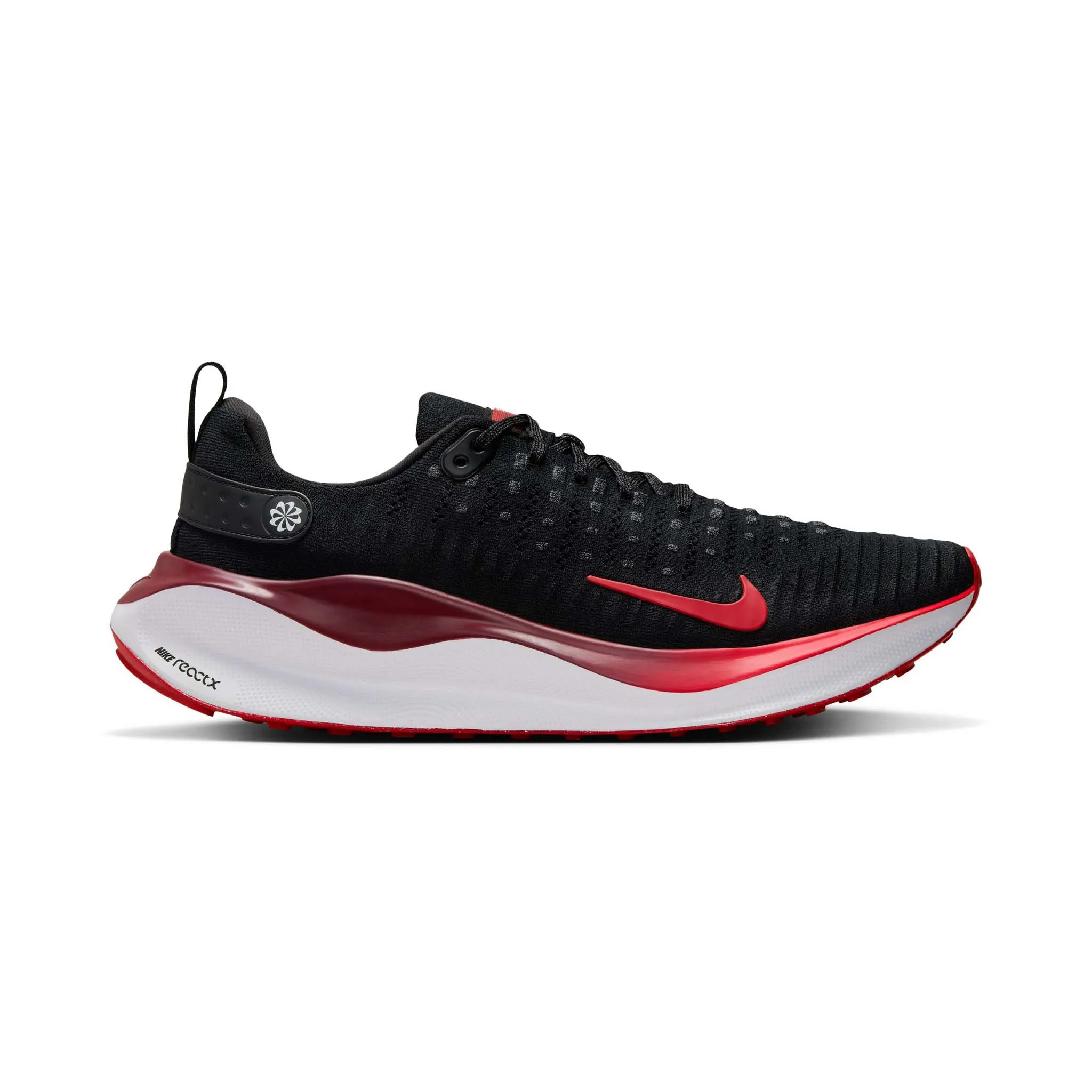 Nike | Men's InfinityRN 4 Road Running Shoes - Black/Fire Red-Team Red-White