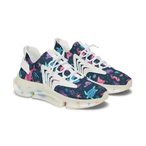 Ocean Sea Animals Women's Mesh Sneakers