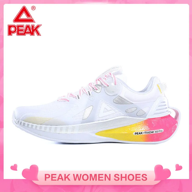 PEAK TAICHI 3.0 Pro Women Cushioning Non-slip Wearable Sneakers Lightweight Mesh Breathable Shoes Sport Running Shoes for Women EW11728H